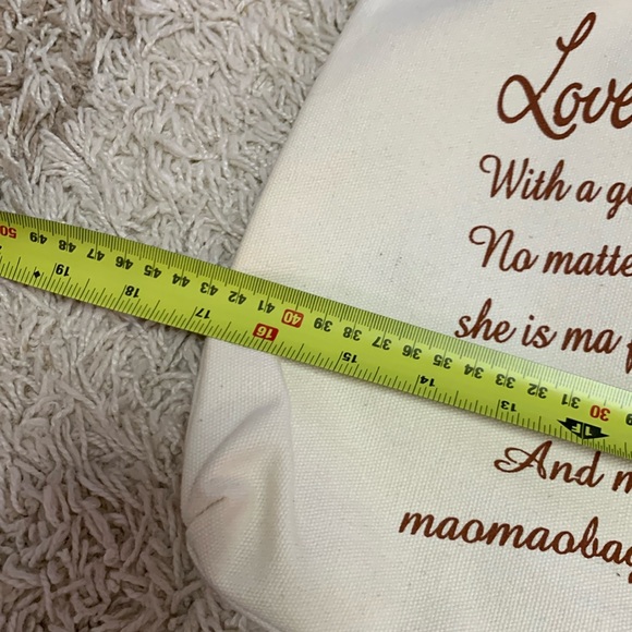 beauty canvas beach bag/ tote bag - Picture 3 of 8